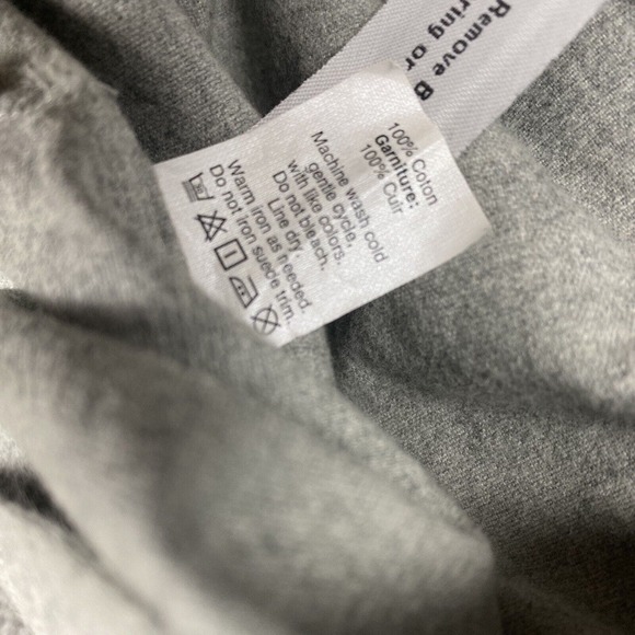 J. Crew Shirt Men Medium Gray Flannel Leather Elbow Patches - Picture 5 of 11